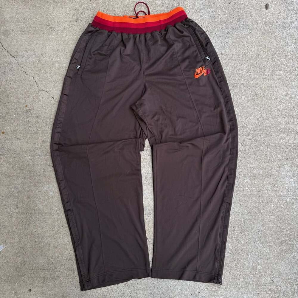 Vintage Nike Basketball Uncompromising Excellence Brown Track Pants XL